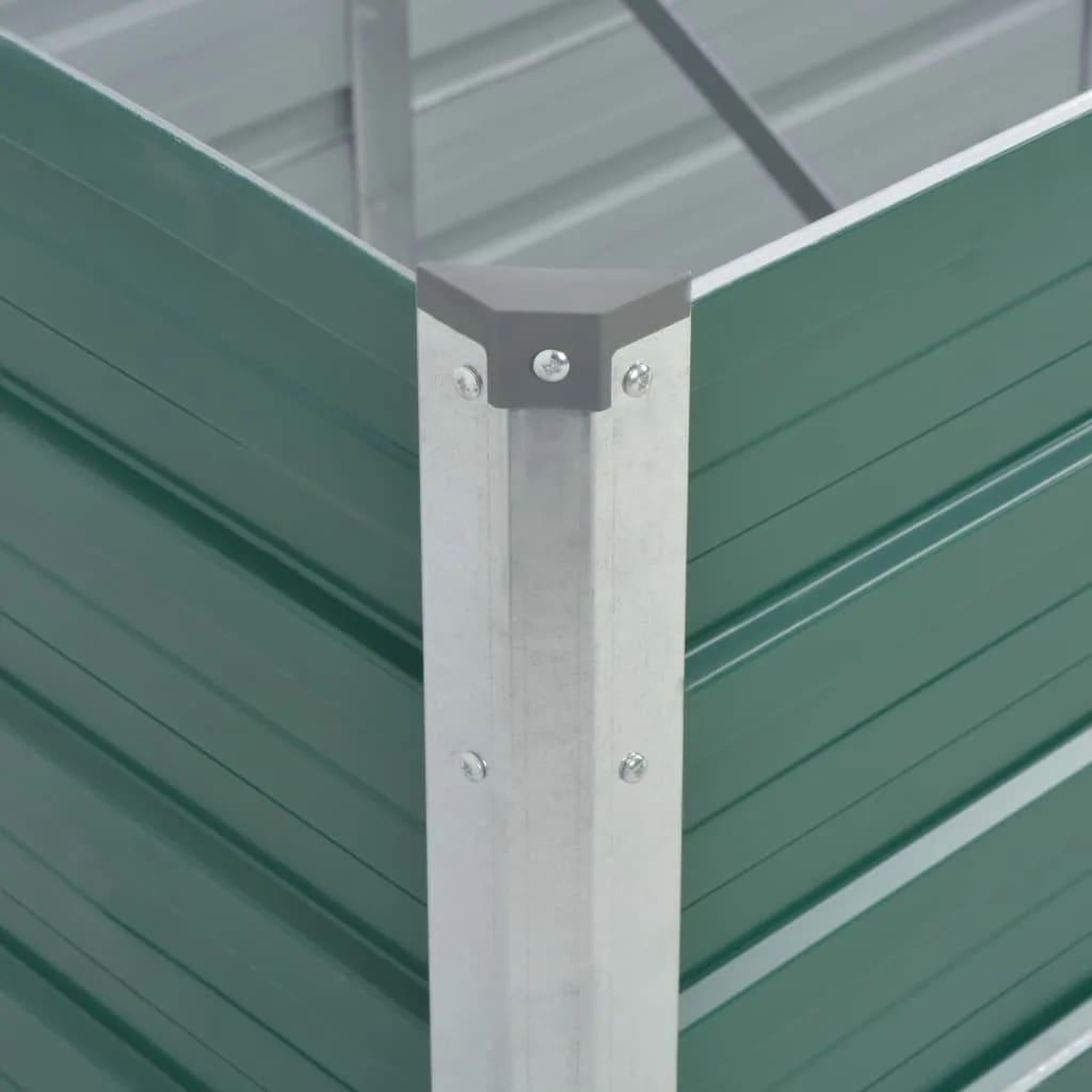 Voir la diapositive 5 : VIDAXL Lit sureleve de jardin Acier galvanise 240x80x45 cm Vert