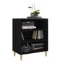 Voir la diapositive 3 : VIDAXL Buffet noir 57x35x70 cm bois d'ingenierie
