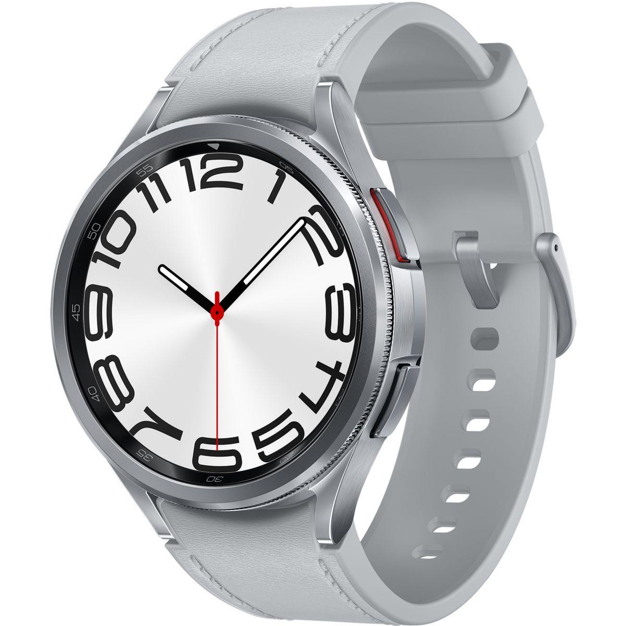 Voir la diapositive 1 : Samsung Montre connectée Galaxy Watch6 Classic 4G Argent 47mm