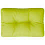 Voir la diapositive 2 : VIDAXL Coussin de palette vert vif 50x40x12 cm tissu