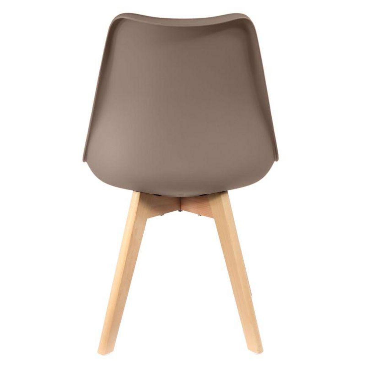 Paris Prix Lot de 4 Chaises Scandinave  Coquil  81cm Taupe