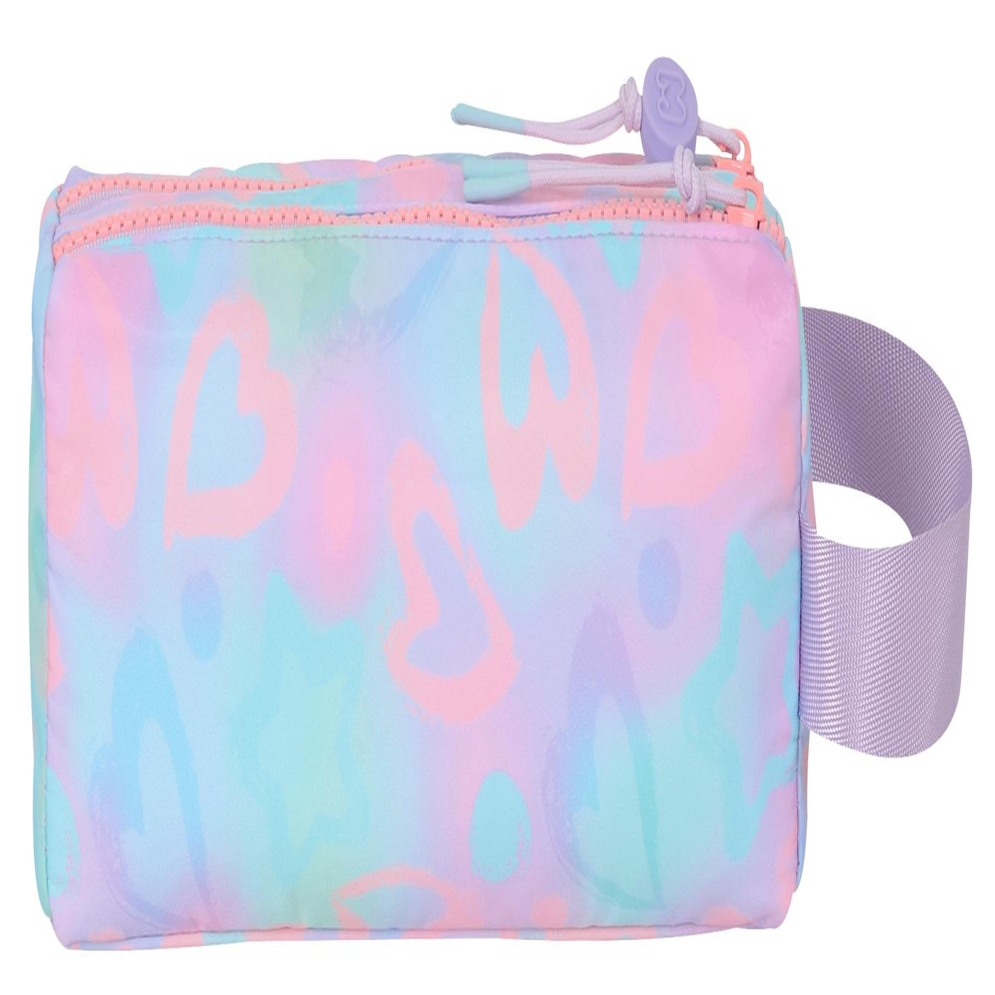 Voir la diapositive 3 : Bagtrotter MARSHMALLOW - Trousse scolaire double compartiment FUNNY LOVE - Multicolore pastel - Fille