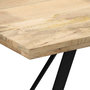 Voir la diapositive 4 : VIDAXL Table a manger 140x80x76 cm Bois de manguier massif