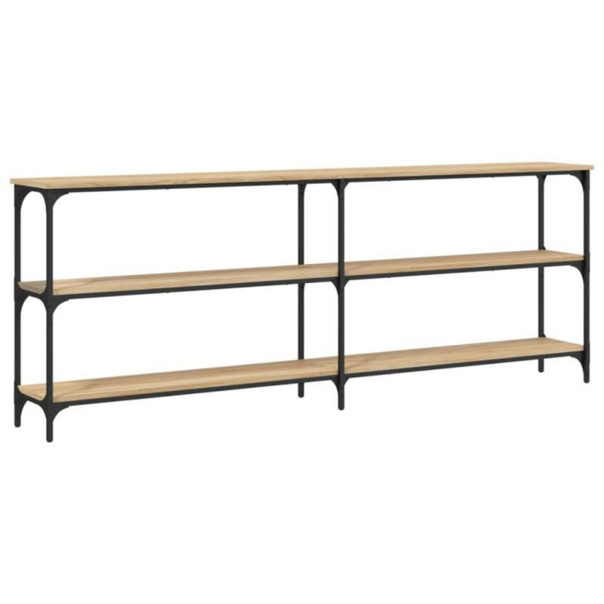 VIDAXL Table console chêne sonoma 200x29x75 cm bois d ingénierie