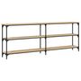 Voir la diapositive 6 : VIDAXL Table console chêne sonoma 200x29x75 cm bois d ingénierie