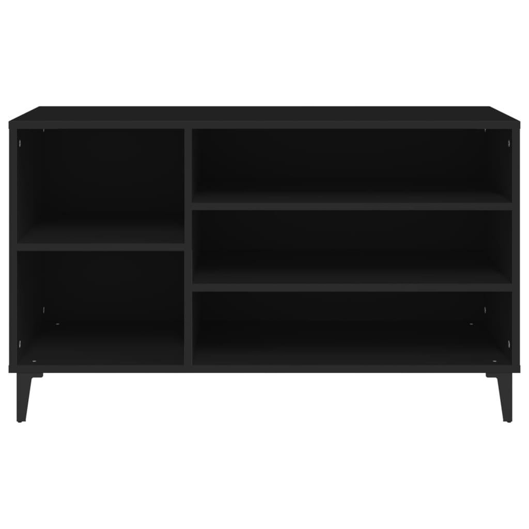 Voir la diapositive 5 : VIDAXL Armoire a chaussures Noir 102x36x60 cm Bois d'ingenierie