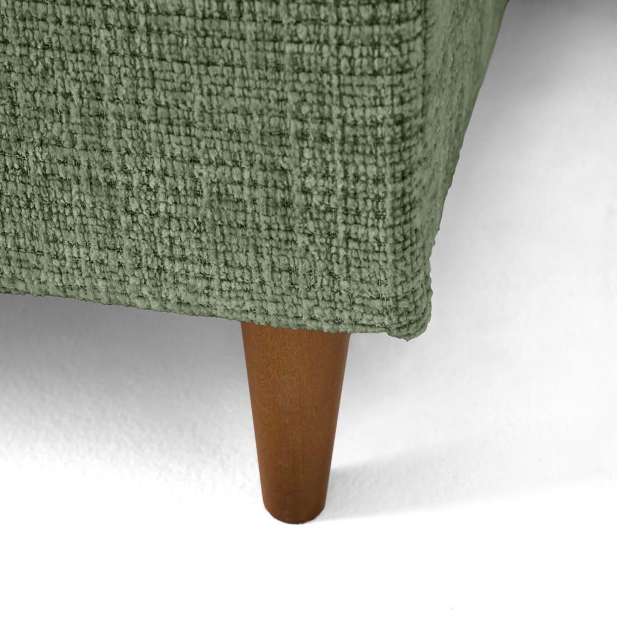 Voir la diapositive 4 : BEST MOBILIER Anna - canapé d'angle gauche 5 places convertible en velours texturé