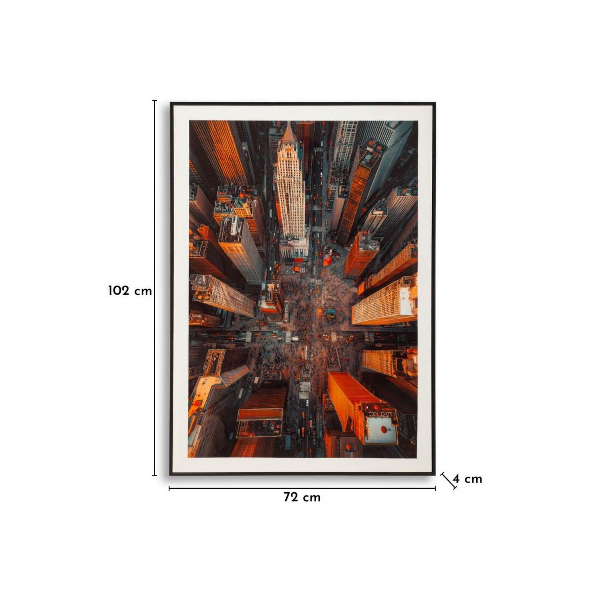 Voir la diapositive 6 : Paris Prix Tableau imprimé  new york ii  72x102cm multicolore