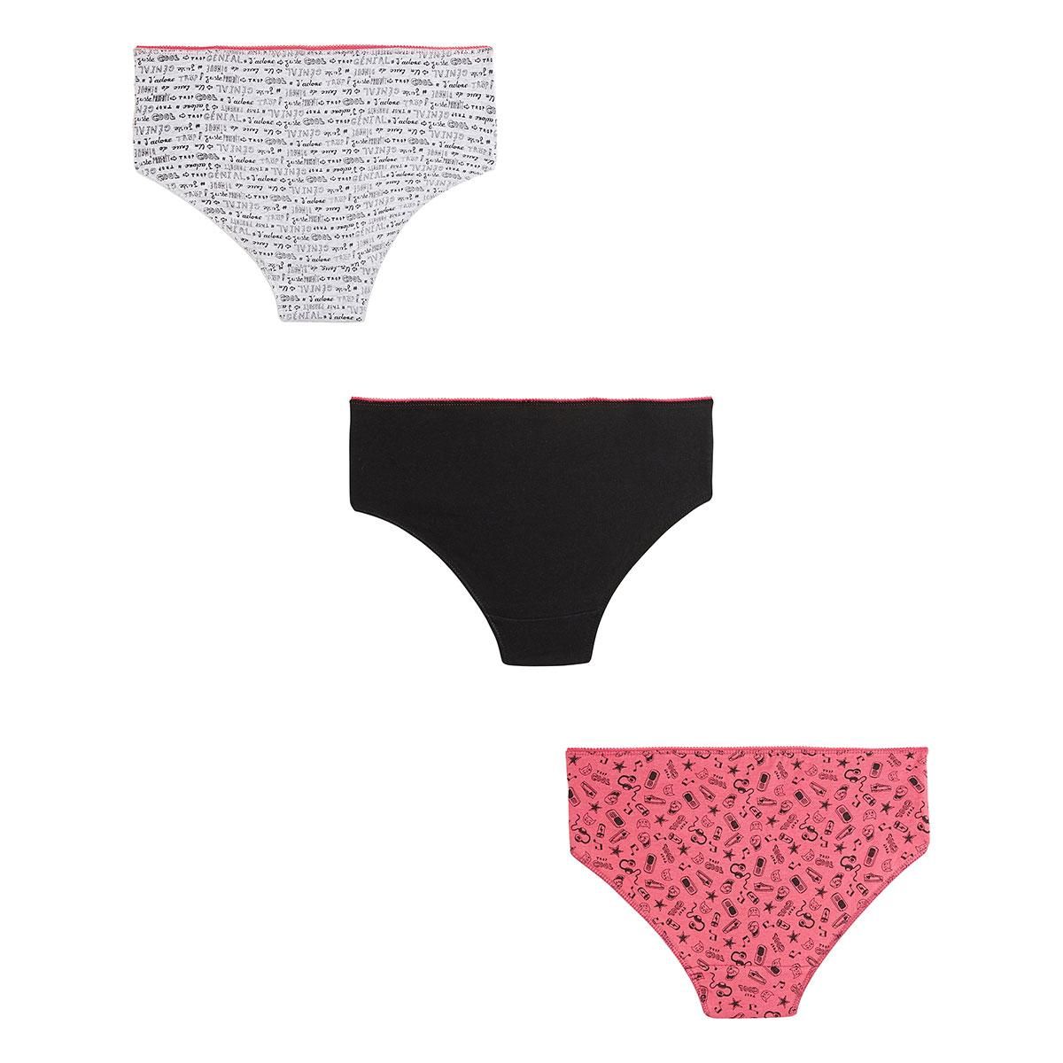 Petit Béguin Lot de 3 culottes fille Rivana