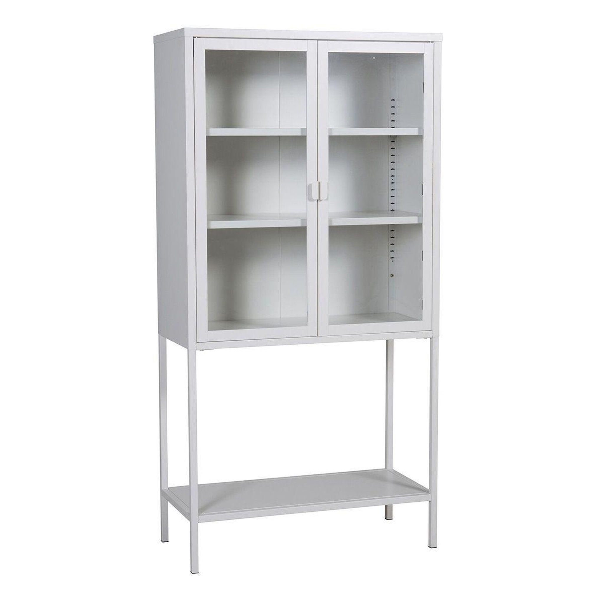 Paris Prix Vitrine 2 portes en verre  misha  150cm blanc