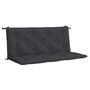 Voir la diapositive 2 : VIDAXL Coussin de banc de jardin noir 120x(50+50)x7 cm tissu oxford