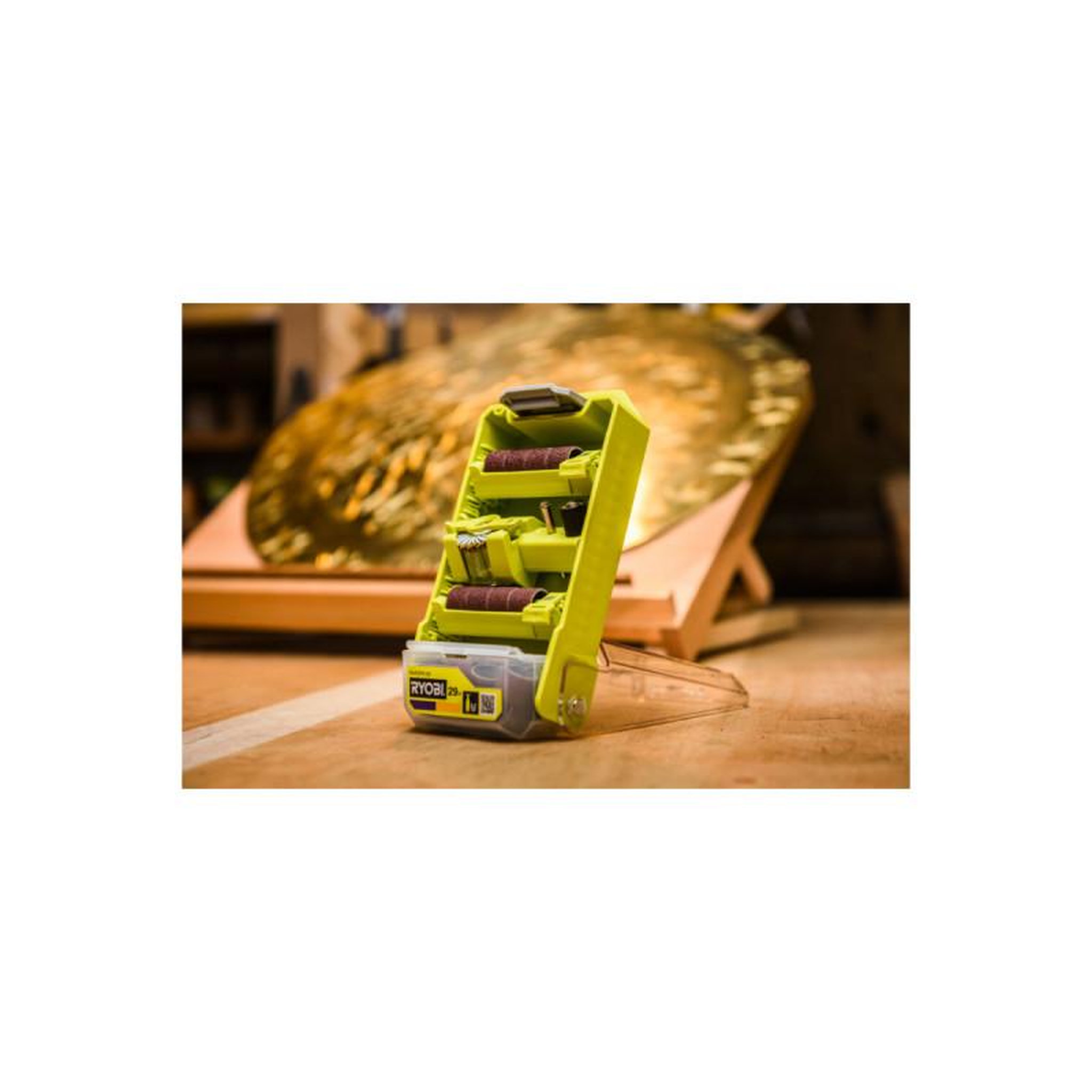 Voir la diapositive 3 : Ryobi Coffret de ponçage et polissage RYOBI - RARSPK-29 - 3,2mm - 29 pcs