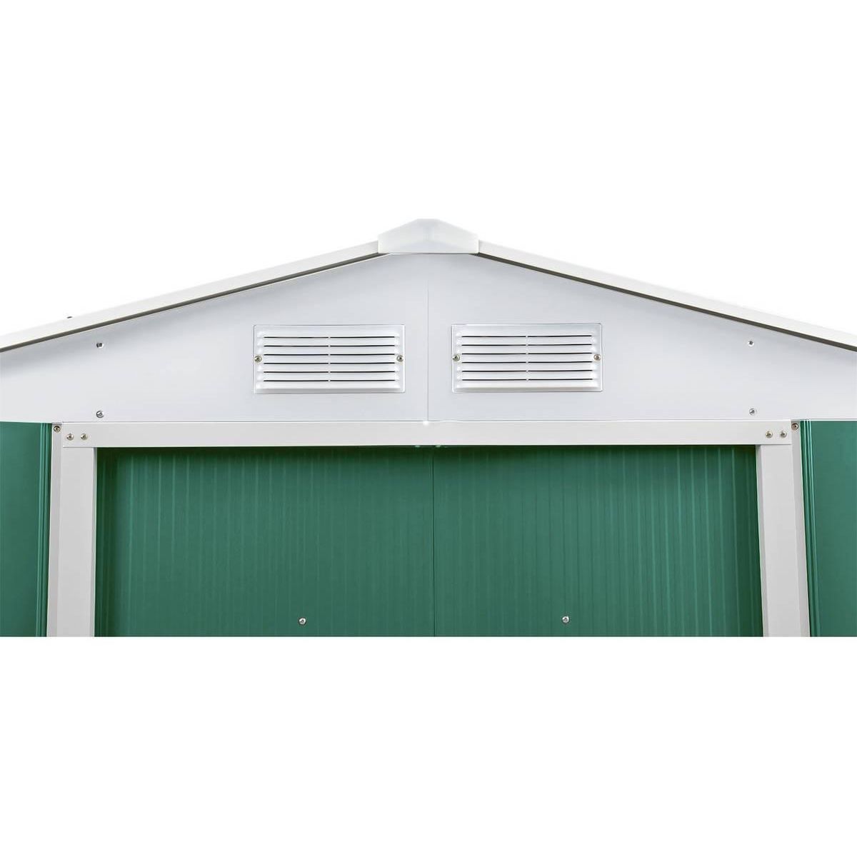 Habitat et Jardin Abri de jardin métal  Rosas  - 7,06 M² - Vert