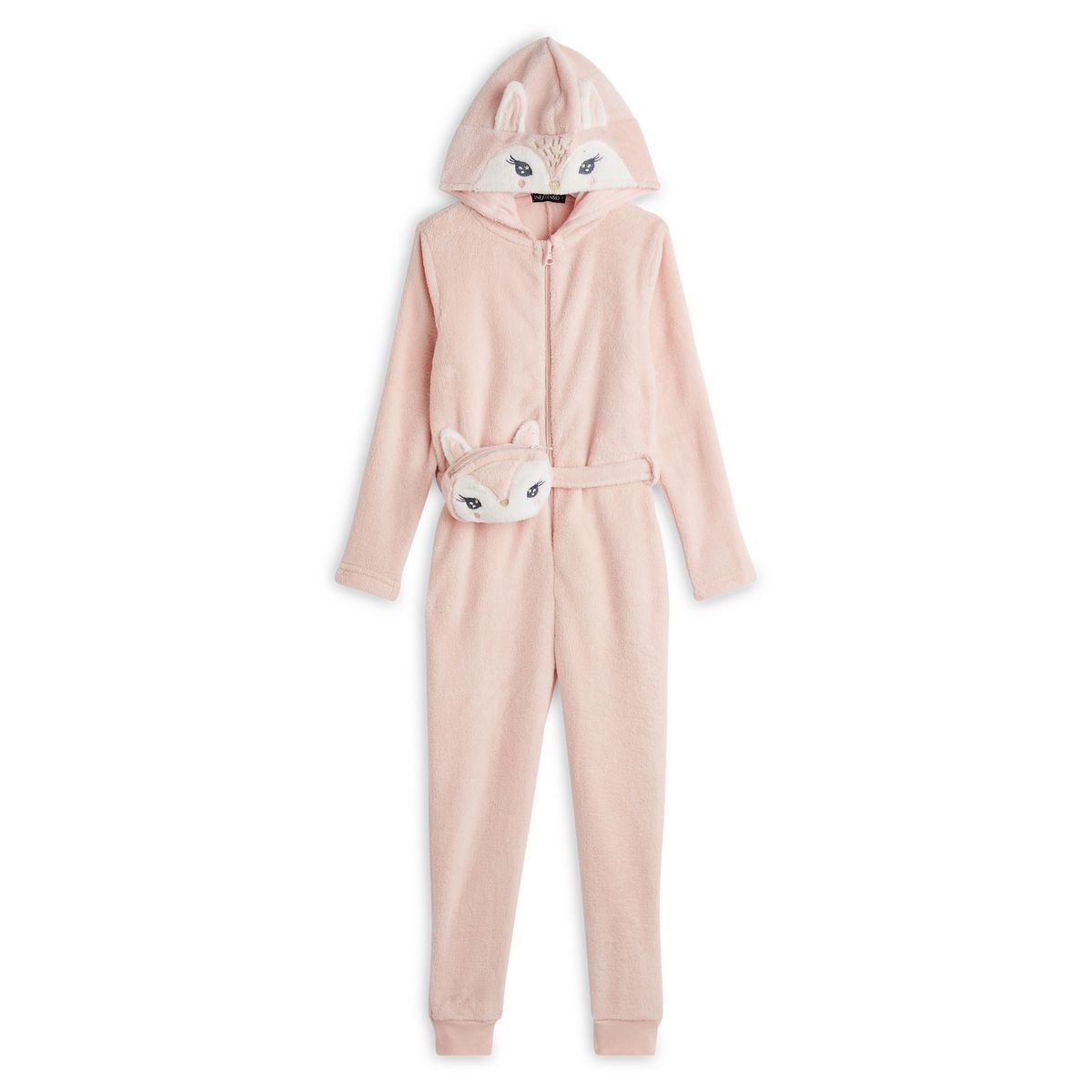 IN EXTENSO Combinaison peluche + sac renards fille