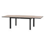 Voir la diapositive 3 : HESPERIDE Table de jardin extensible en aluminium effet bois 10 places EVASION