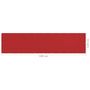Voir la diapositive 6 : VIDAXL Ecran de balcon Rouge 120x500 cm PEHD
