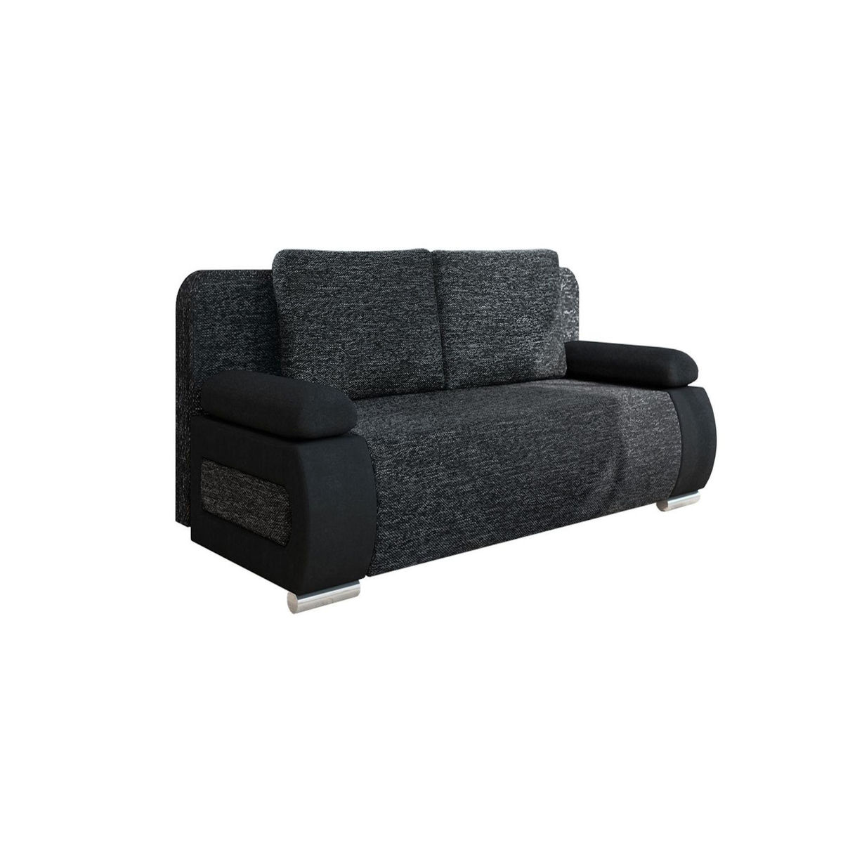 BEST MOBILIER Elio - canapé 3 places convertible - avec coffre - style contemporain