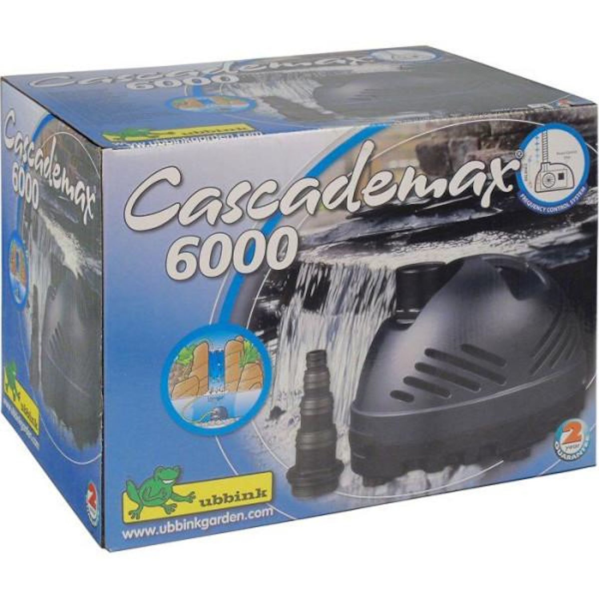 Ubbink Pompe cascade - UBBINK - Cascademax 6000 - Débit 6600 l/h - Hauteur refoulement 4 m - Conso 40 W