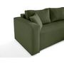 Voir la diapositive 6 : BEST MOBILIER Topaze - canapé d'angle déhoussable réversible 4 places en tissu