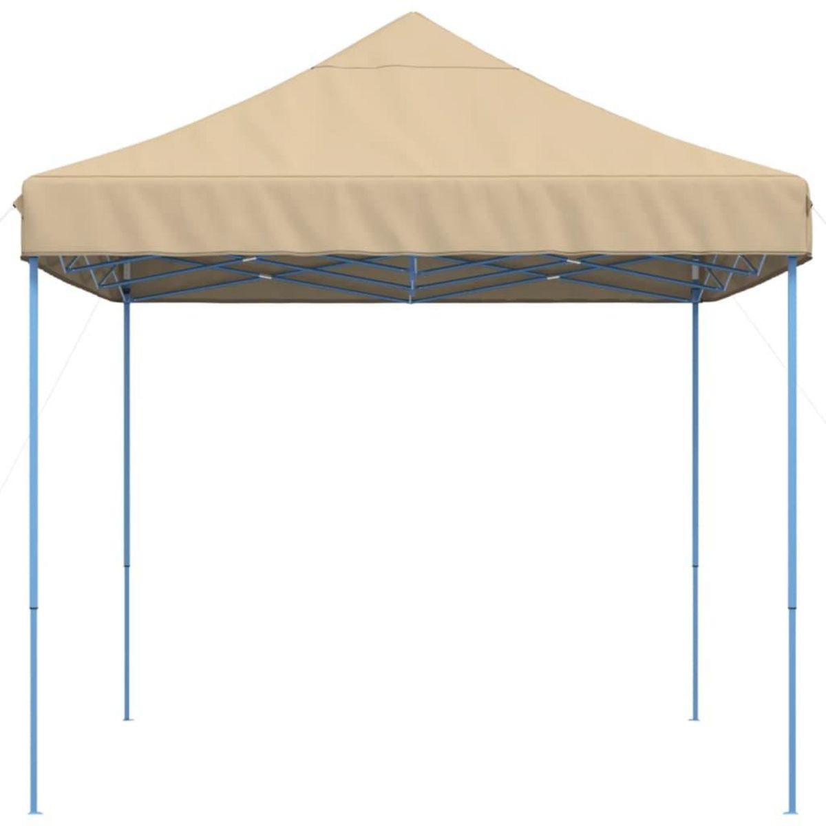 VIDAXL Tente de reception pliable escamotable beige 410x279x315 cm