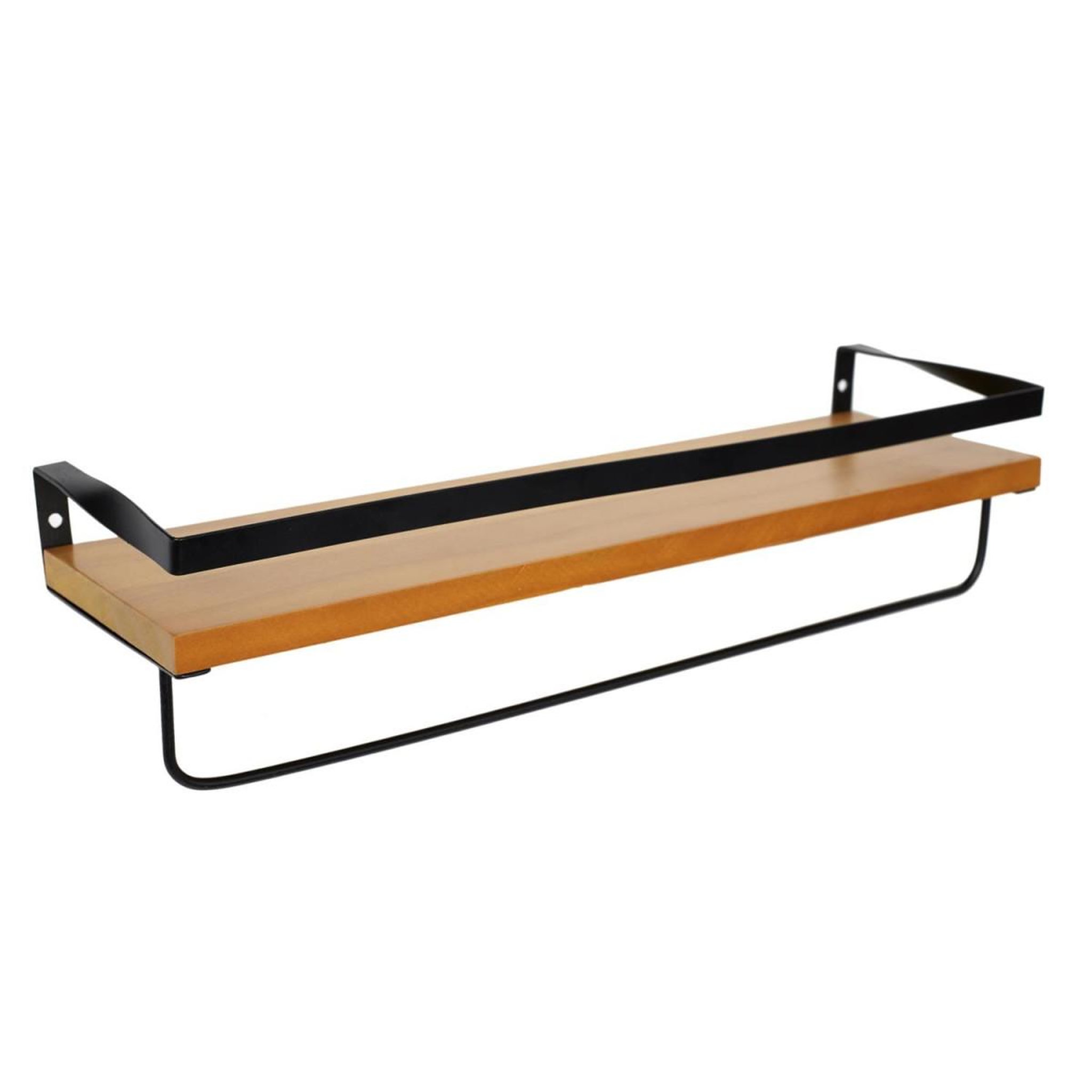 The Home Deco Factory Étagère murale en bois  industriel  44cm marron