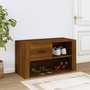 Voir la diapositive 3 : VIDAXL Armoire a chaussures Chene marron 80x35x45 cm Bois d'ingenierie