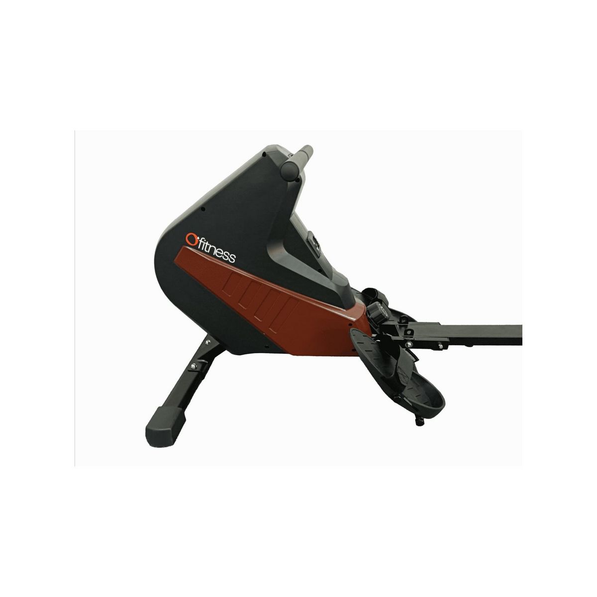 O'Fitness Rameur d'appartement à tirage central - O'Fitness - Compteur 5 fonctions - Roue magnétique : 5 Kg