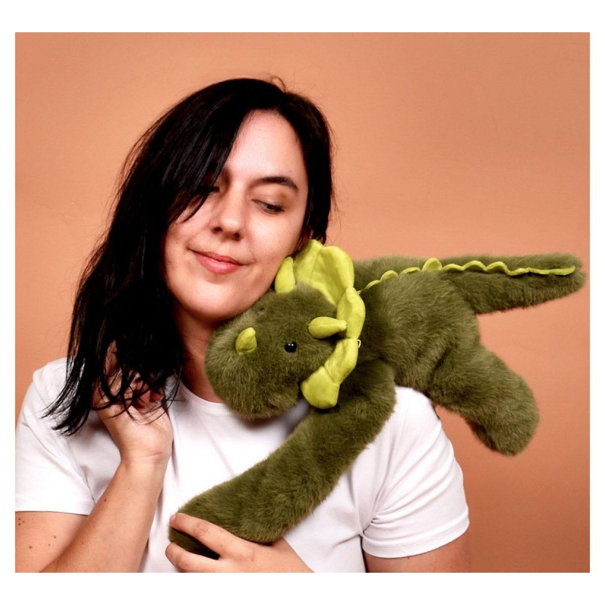Voir la diapositive 3 : Histoire D'Ours Peluche podcoll - dino 30cm magnetique