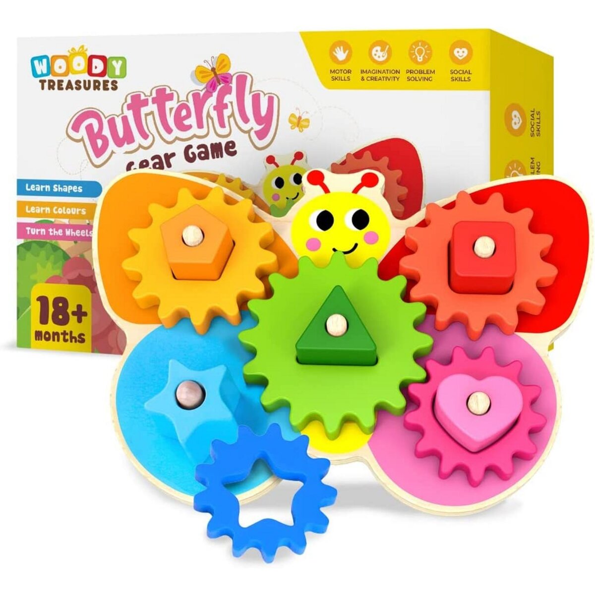 Papillon Jouet en bois pour tout-petits - Puzzle - Jouet Montessori pas  cher 