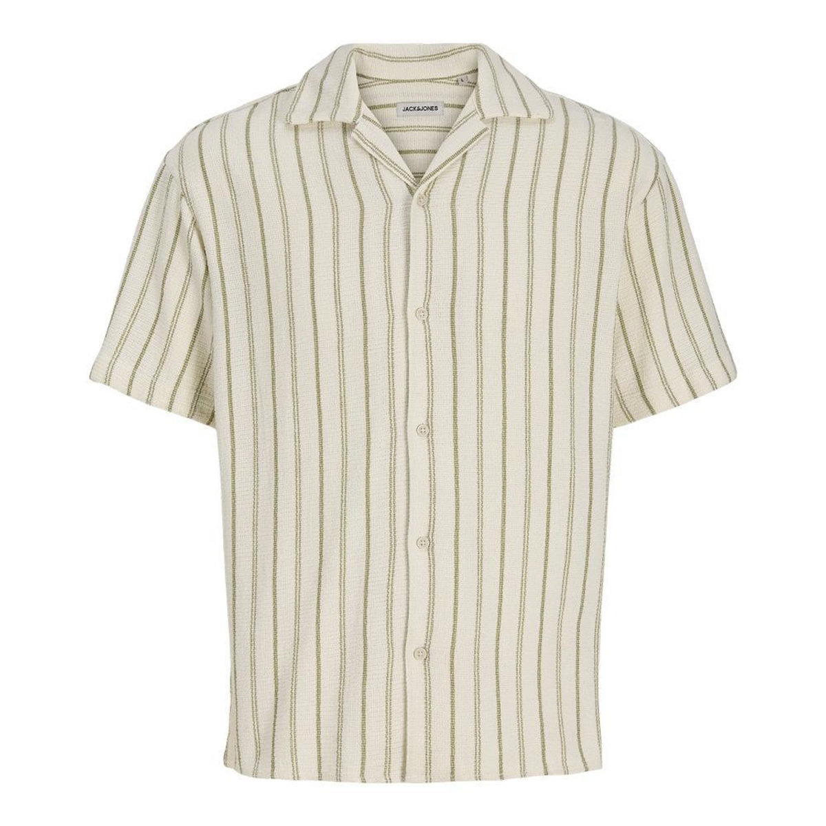 Jack & Jones Chemise Beige/Kaki Homme Jack & Jones Coba