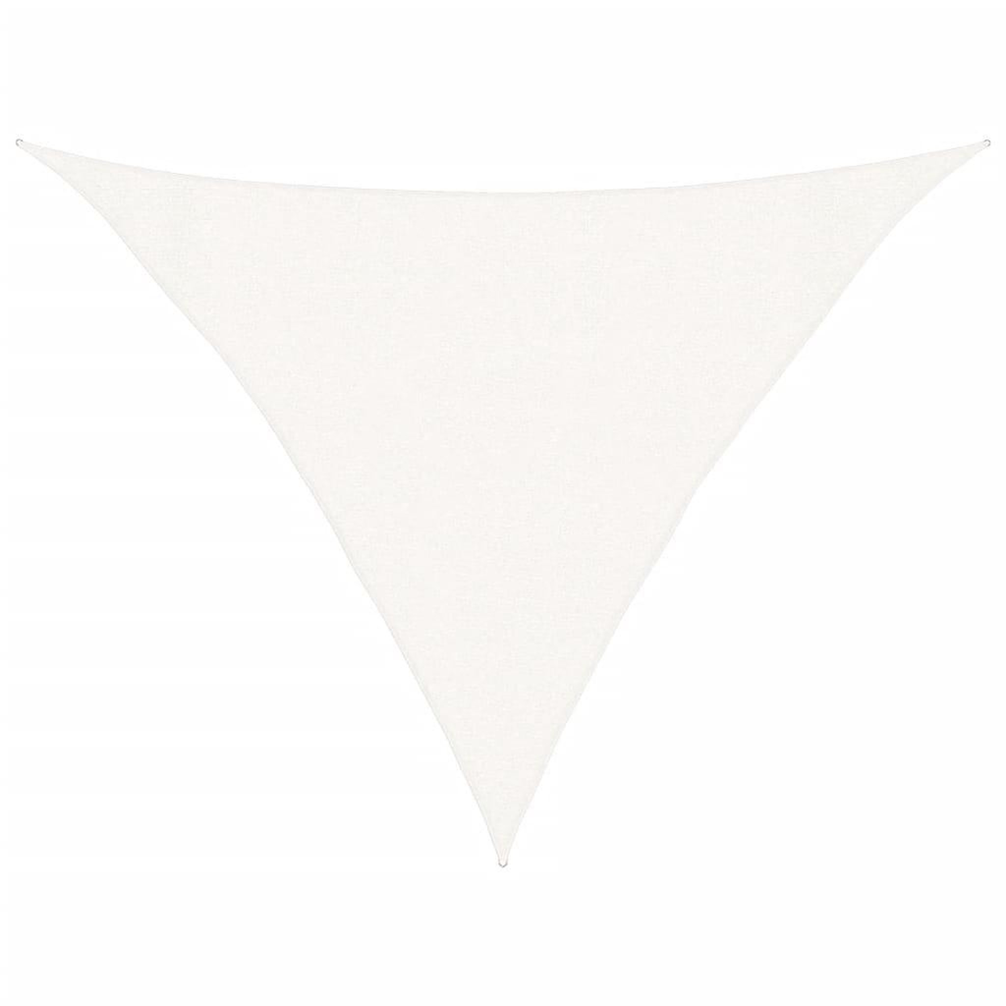 Voir la diapositive 2 : VIDAXL Voile d'ombrage 160 g/m^2 Blanc 3x3x4,2 m PEHD