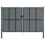 Voir la diapositive 3 : VIDAXL Portail de jardin anthracite 300 x 200 cm acier