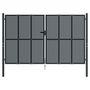 Voir la diapositive 3 : VIDAXL Portail de jardin anthracite 300 x 200 cm acier
