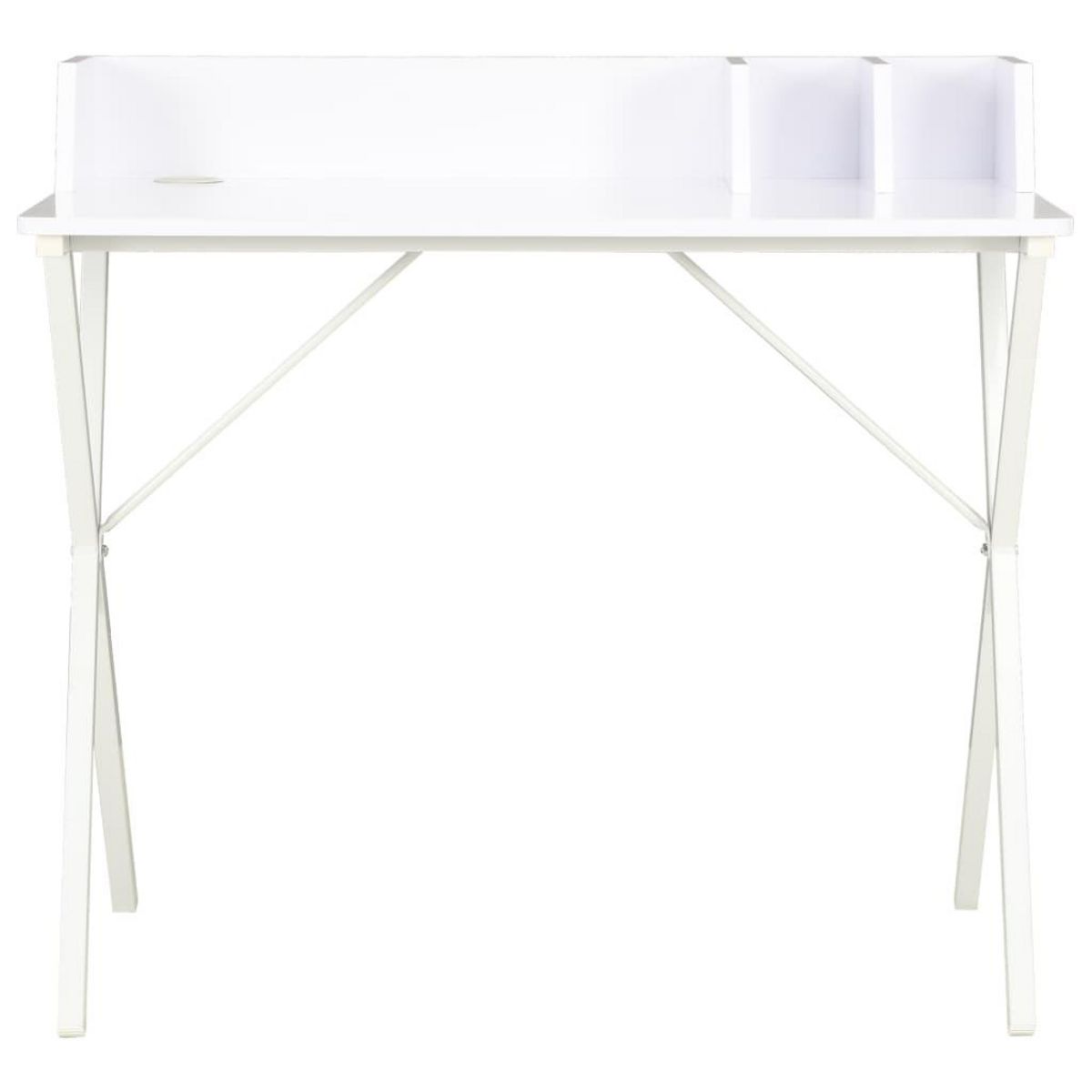 VIDAXL Bureau Blanc 80x50x84 cm