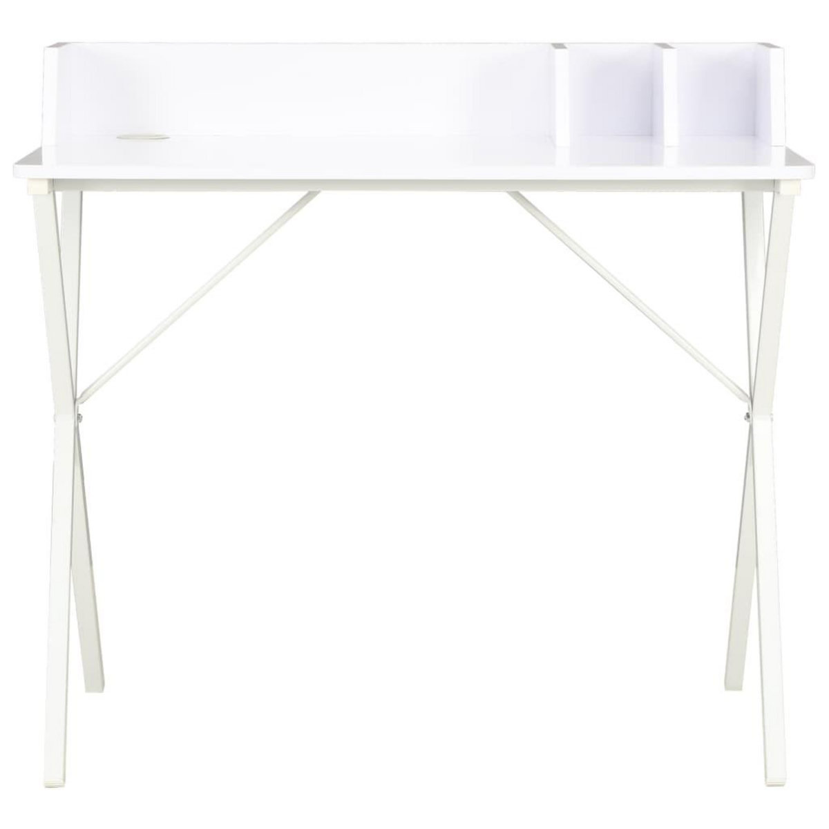 VIDAXL Bureau Blanc 80x50x84 cm