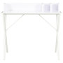 Voir la diapositive 2 : VIDAXL Bureau Blanc 80x50x84 cm