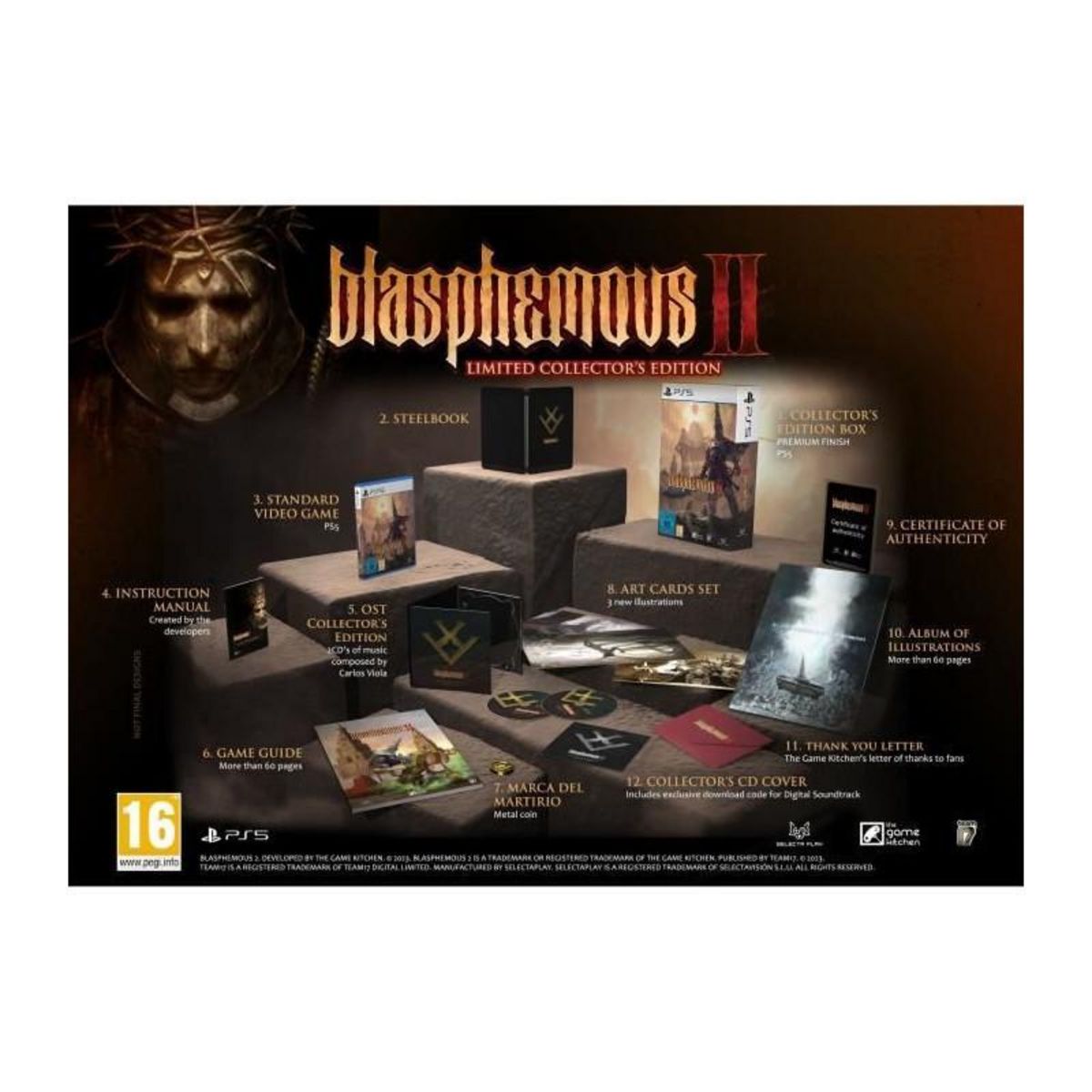 Just for games Blasphemous II - Jeu PS5 - Limited Collector's Edition