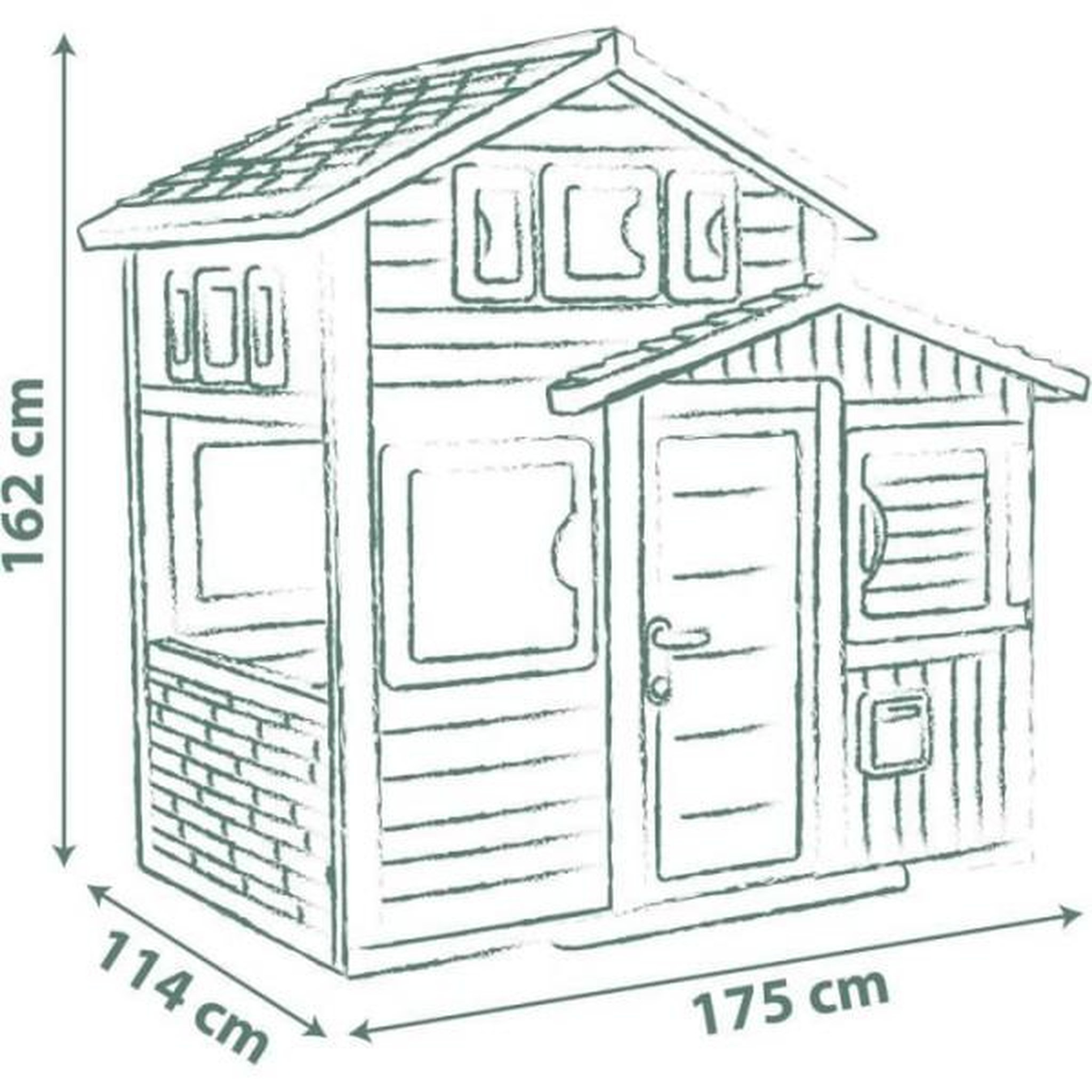 Voir la diapositive 5 : SMOBY Maison de jardin Smoby Life Friends House Evo