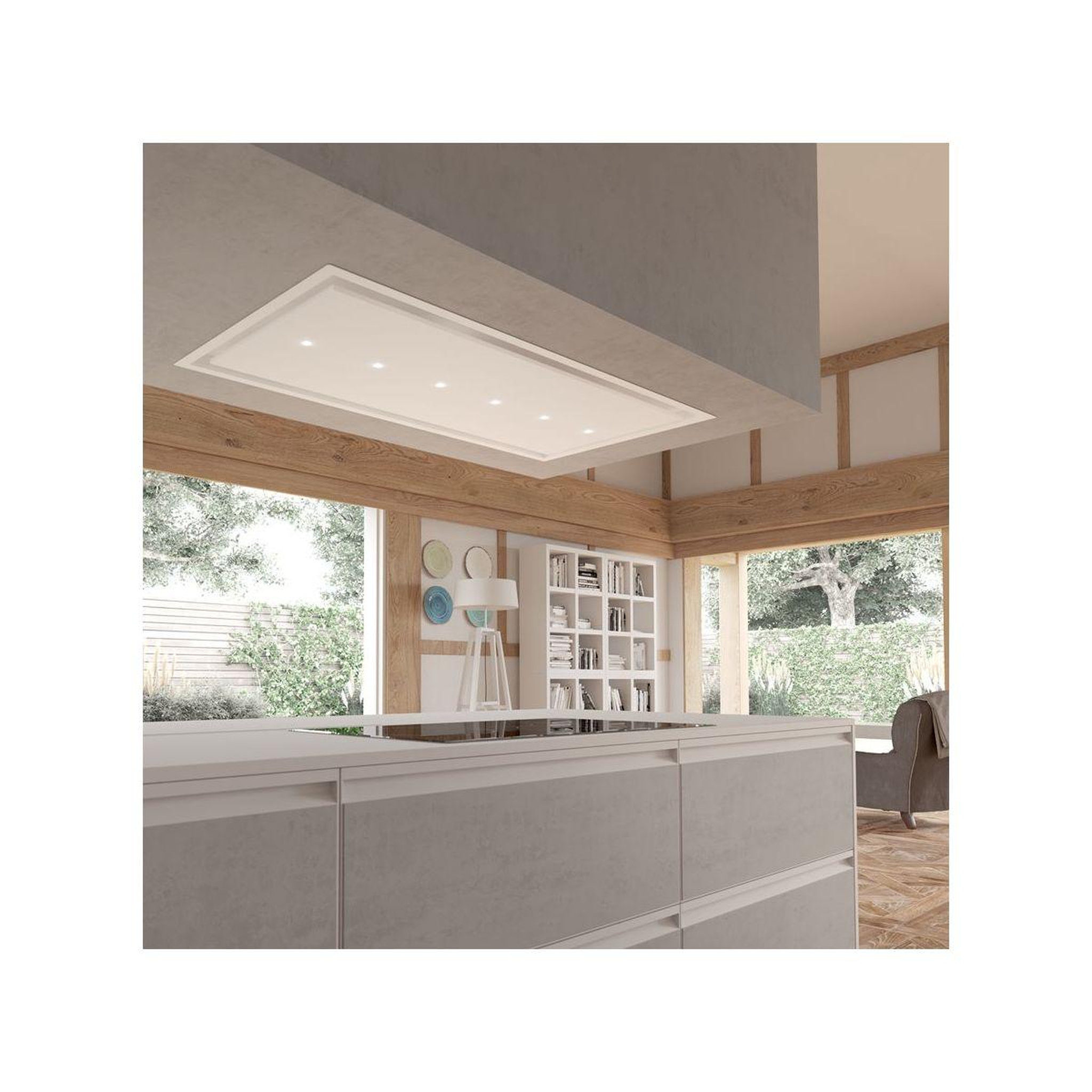 Voir la diapositive 2 : ROBLIN Hotte plafond aqua 900 inox