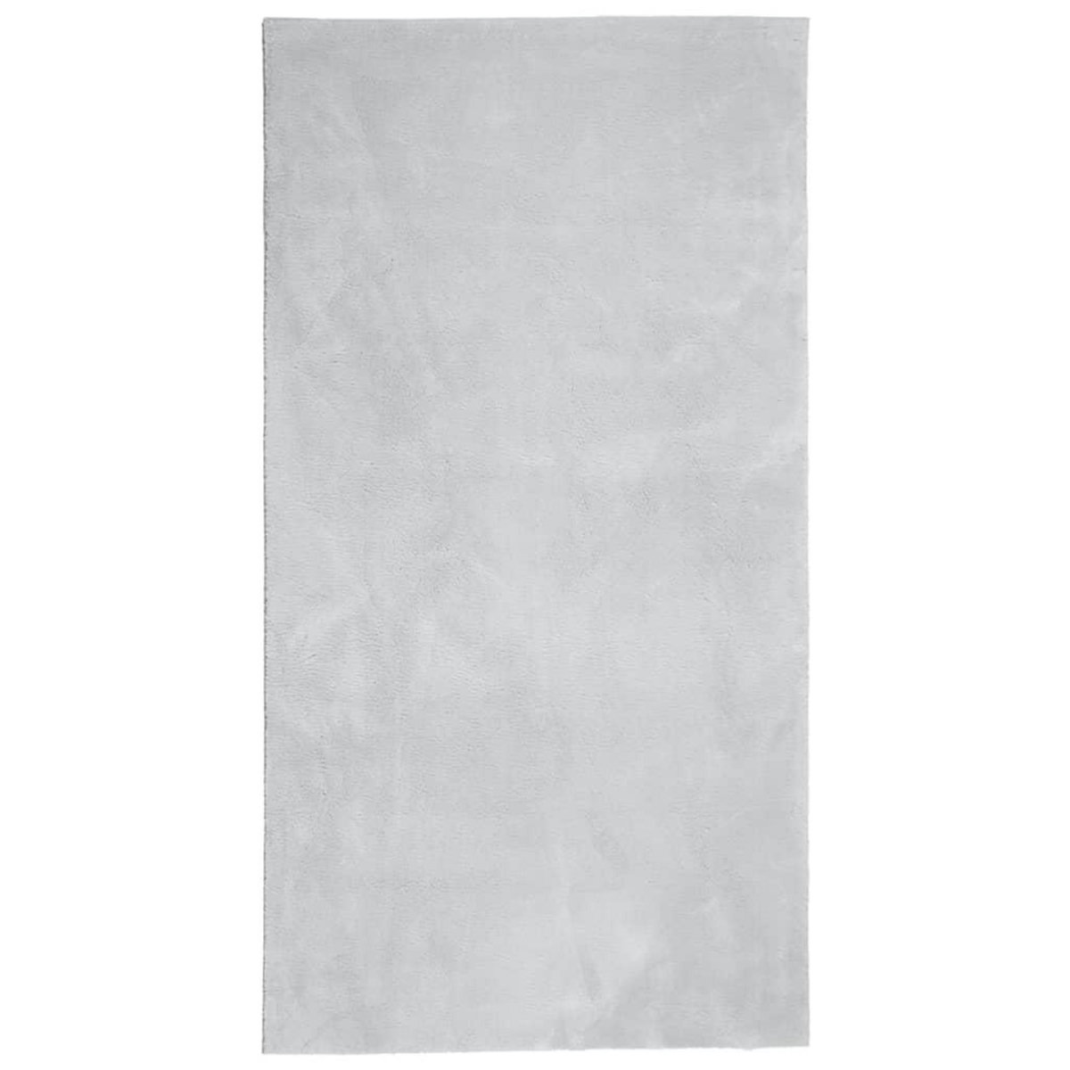 VIDAXL Tapis HUARTE a poils courts doux et lavable gris 60x110 cm