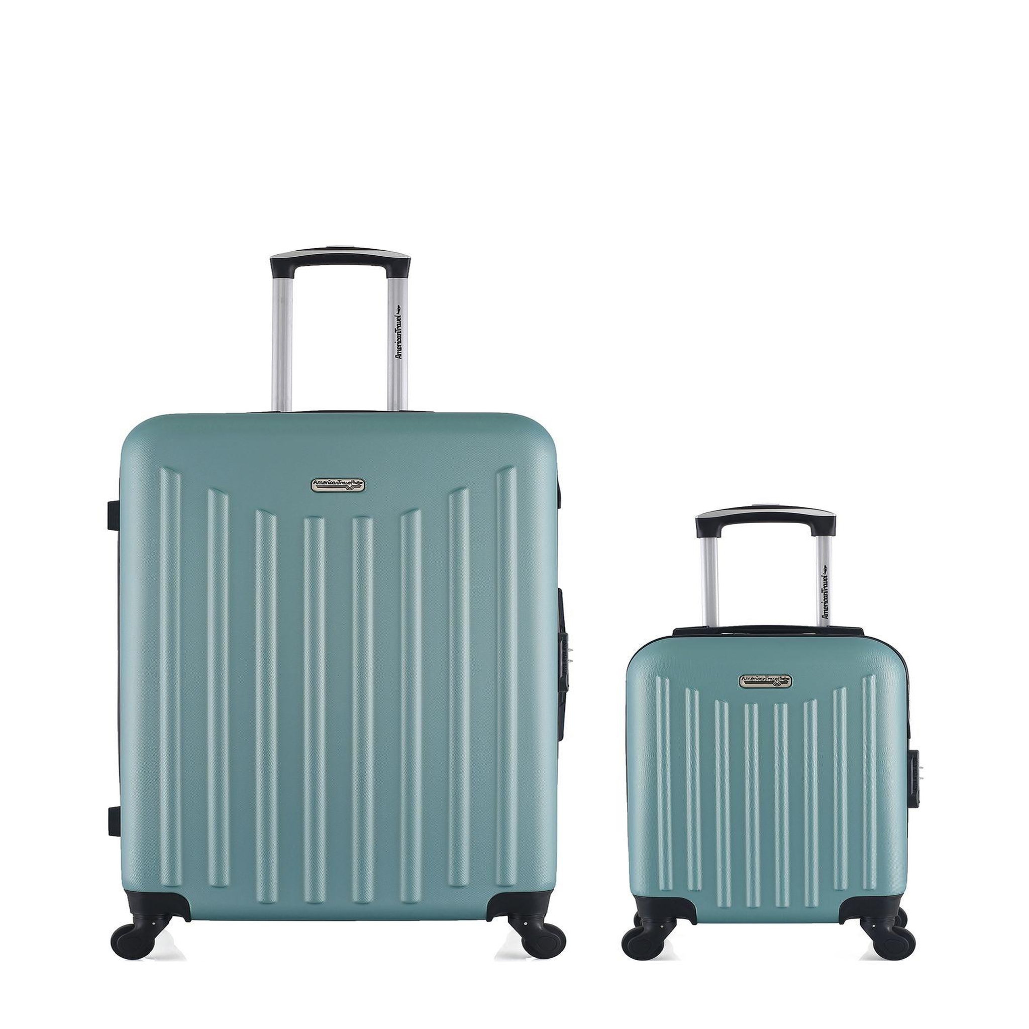 AMERICAN TRAVEL AMERICAN TRAVEL - LOT DE 2 - Valise Grand Format et Valise Cabine XXS BROOKLYN
