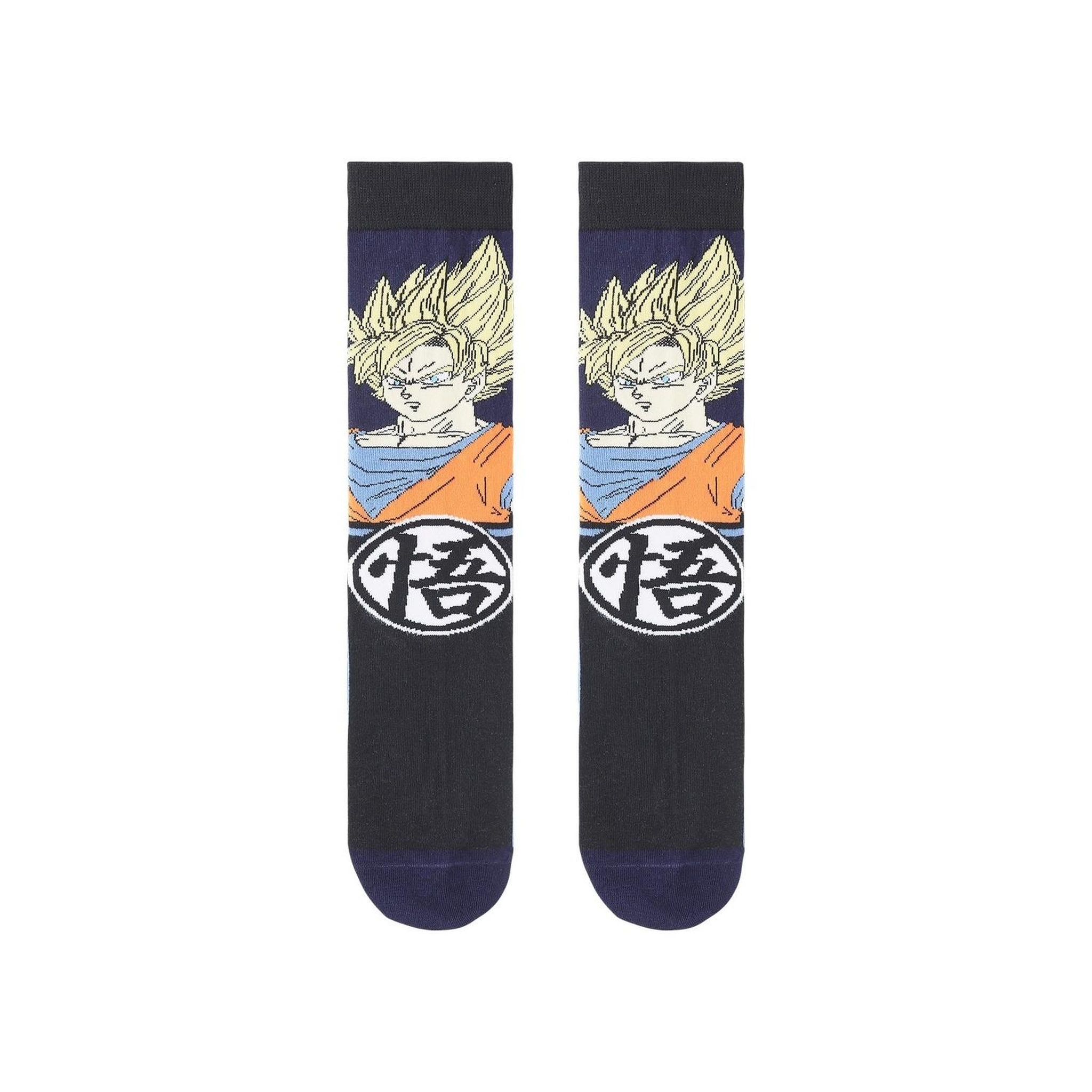 Voir la diapositive 4 : FREEGUN Lot de 4 paires de chaussettes Dragon Ball Z Garçon
