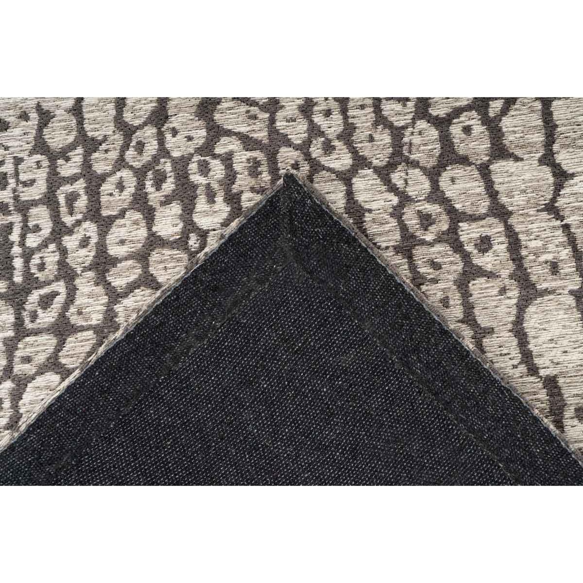 Voir la diapositive 4 : Paris Prix Tapis tissé vintage à poils plats  davio  gris