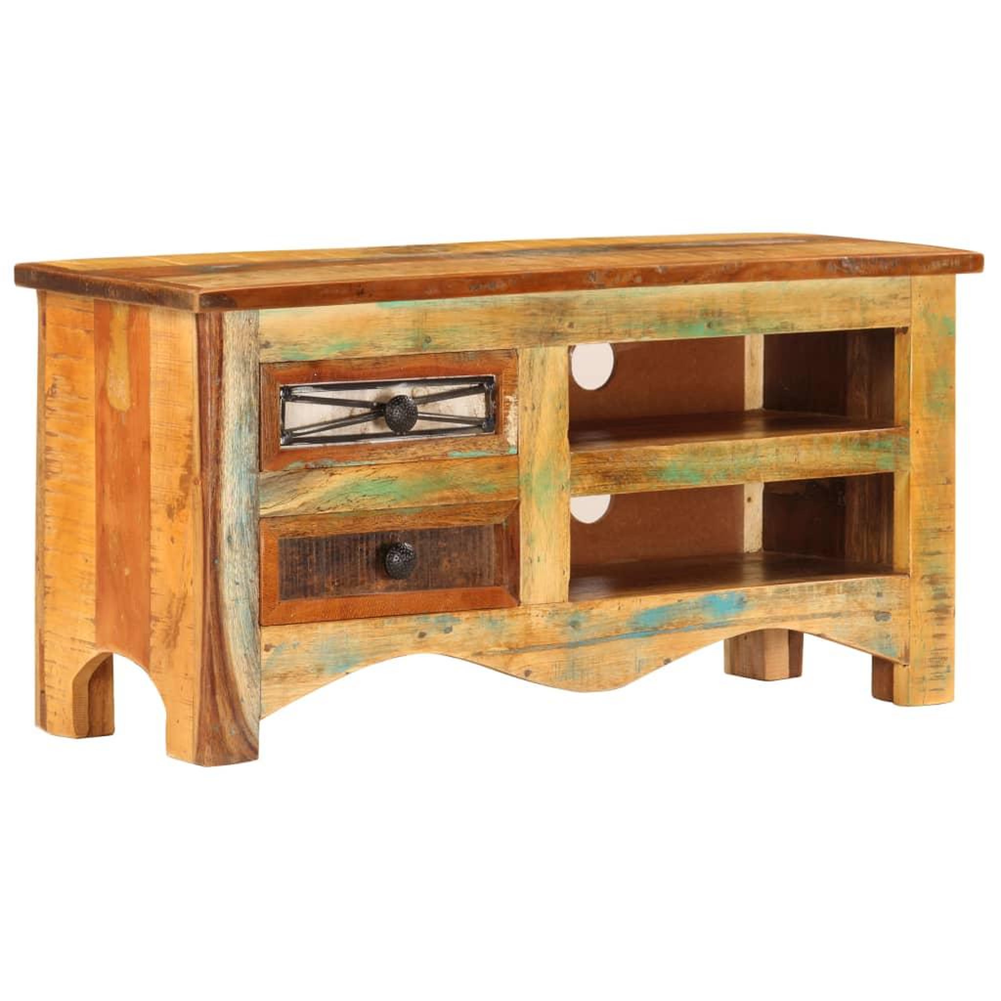 Voir la diapositive 1 : VIDAXL Meuble TV 80x30x40 cm Bois de recuperation massif