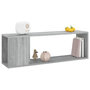 Voir la diapositive 4 : VIDAXL Meuble TV Sonoma gris 100x24x32 cm Bois d'ingenierie