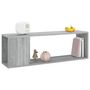 Voir la diapositive 4 : VIDAXL Meuble TV Sonoma gris 100x24x32 cm Bois d'ingenierie