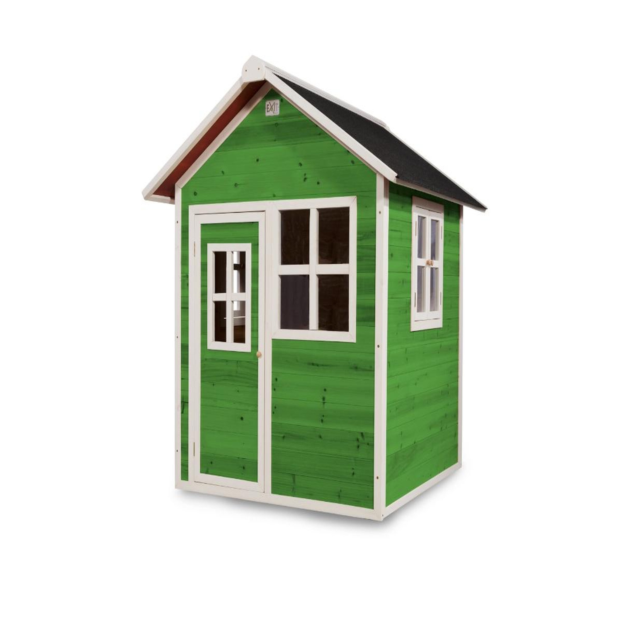 EXIT TOYS Maisonnette en bois pour enfants loft 100 vert - exit toys