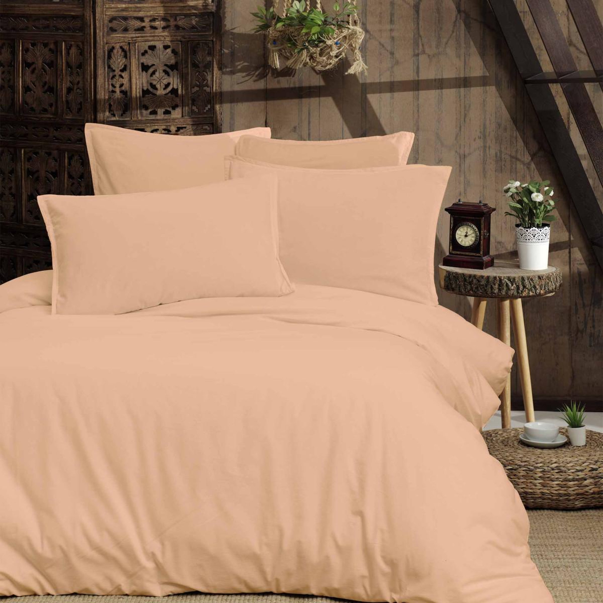 Voir la diapositive 3 : Sensei Maison Drap housse en coton bonnet 30 cm STUDIO
