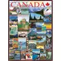 Eurographics Puzzle 1000 pièces : Posters vintage du Canada