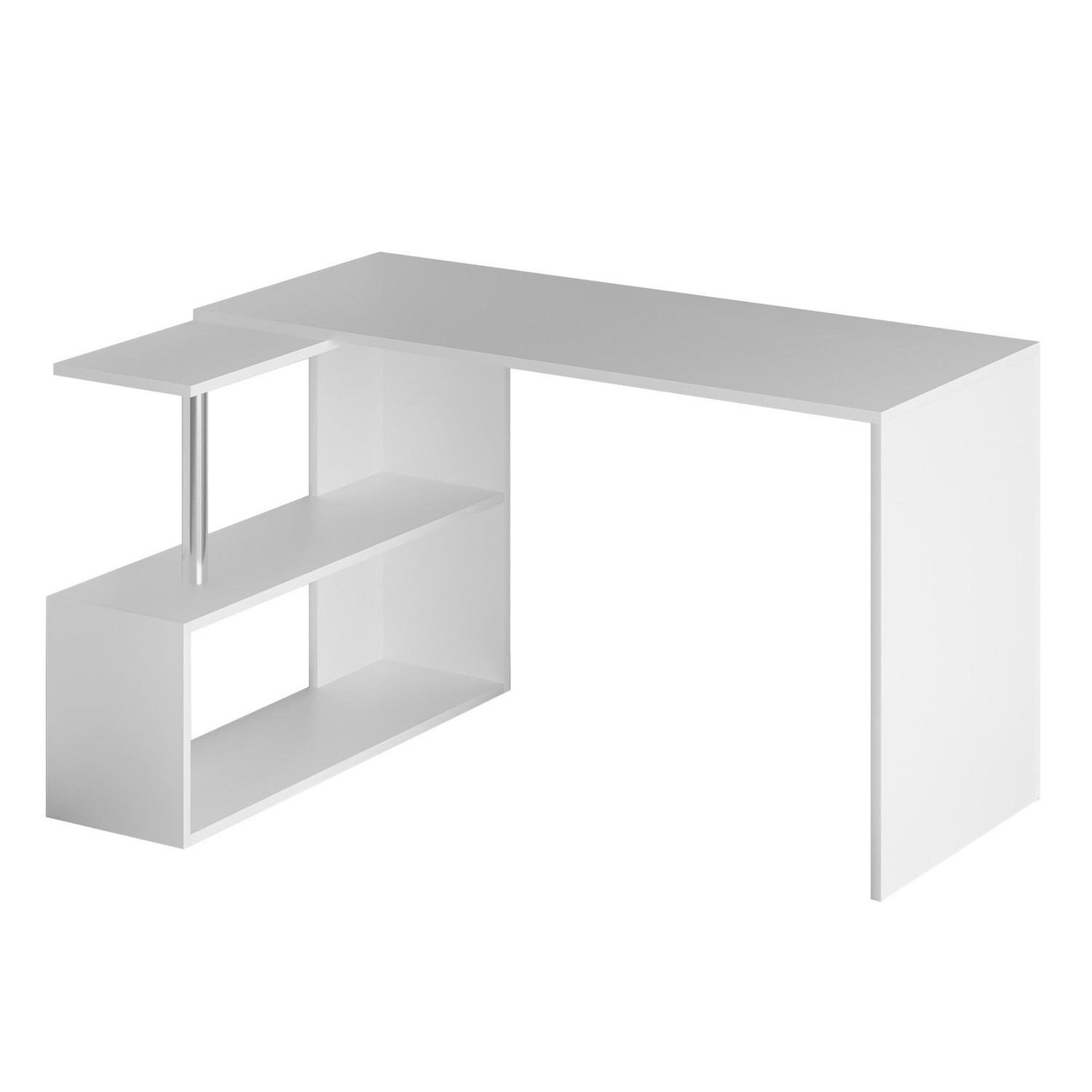 Voir la diapositive 4 : Habitat et Jardin Bureau d'étude en bois  gelincik  - 130 x 109 x 74 cm - blanc